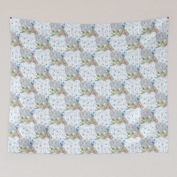 Item preview, Elephant Pattern designed and sold by ElephantVibes.