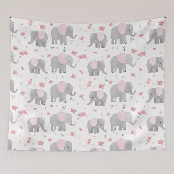 Item preview, Elephant Pattern designed and sold by ElephantVibes.