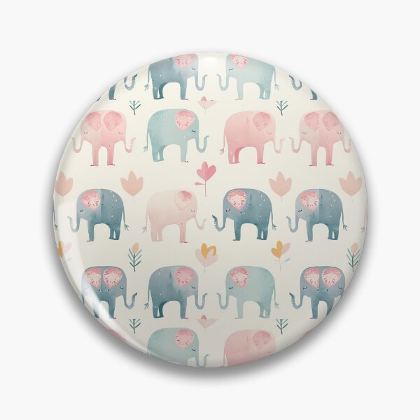 Item preview, Elephant Pattern designed and sold by ElephantVibes.