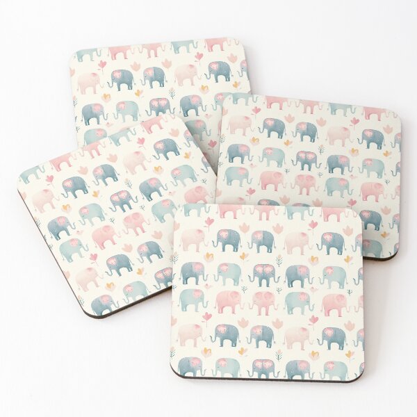 Item preview, Elephant Pattern designed and sold by ElephantVibes.