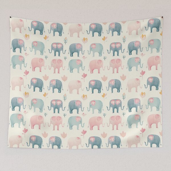 Item preview, Elephant Pattern designed and sold by ElephantVibes.