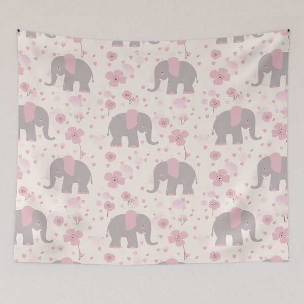 Item preview, Elephant Pattern designed and sold by ElephantVibes.