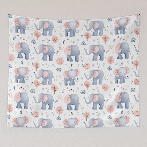 Item preview, Elephant Pattern designed and sold by ElephantVibes.