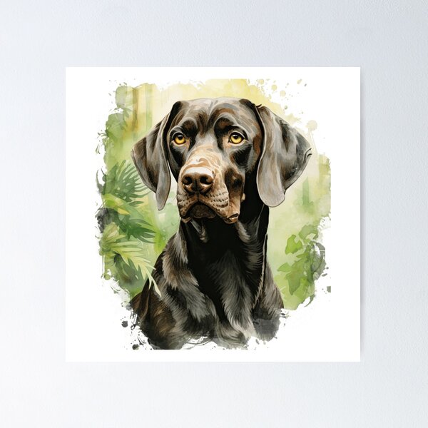 Item preview, German Shorthaired Pointer In The Forest designed and sold by TheAnimalZ00.