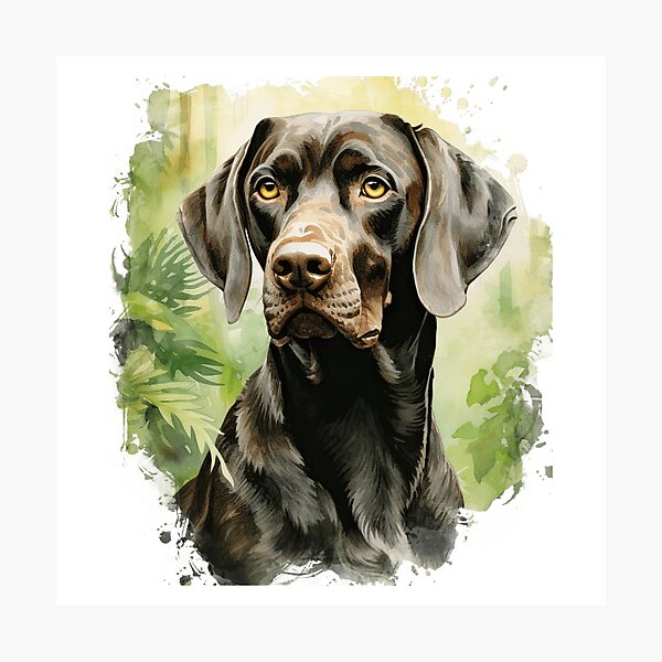 Item preview, German Shorthaired Pointer In The Forest designed and sold by TheAnimalZ00.