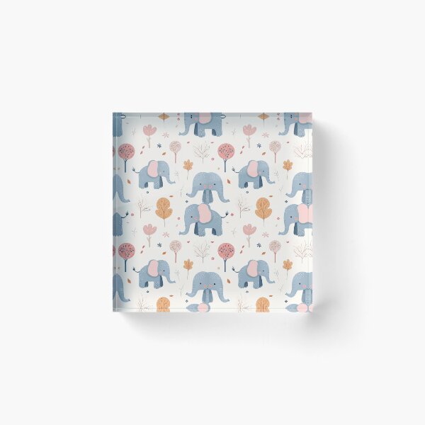 Item preview, Elephant Pattern designed and sold by ElephantVibes.