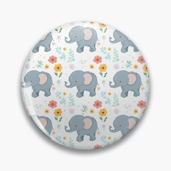 Item preview, Elephant Pattern designed and sold by ElephantVibes.