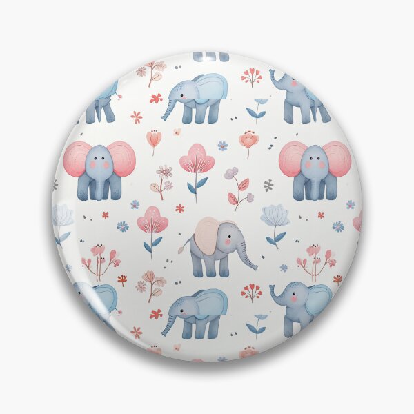 Item preview, Elephant Pattern designed and sold by ElephantVibes.