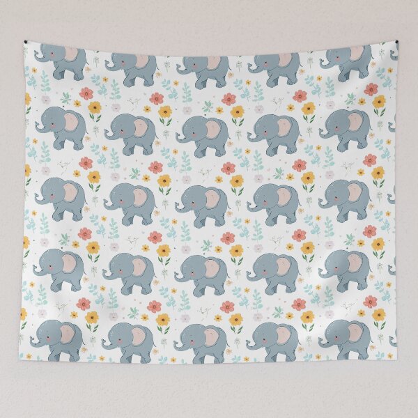 Item preview, Elephant Pattern designed and sold by ElephantVibes.