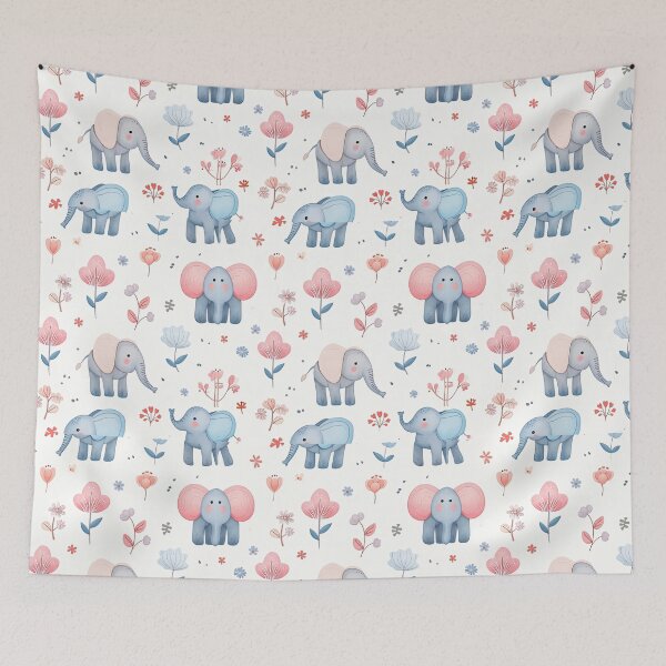 Item preview, Elephant Pattern designed and sold by ElephantVibes.
