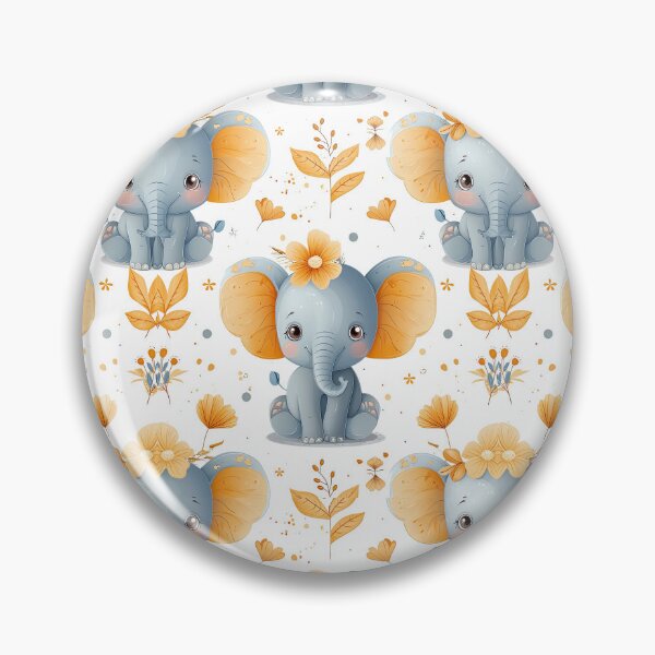 Item preview, Elephant Pattern designed and sold by ElephantVibes.