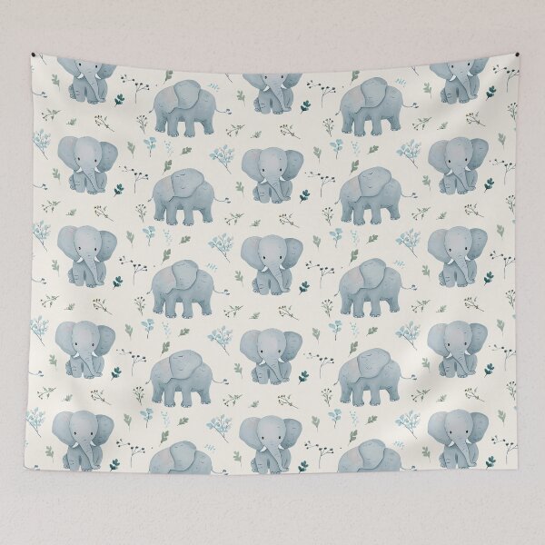 Item preview, Elephant Pattern designed and sold by ElephantVibes.