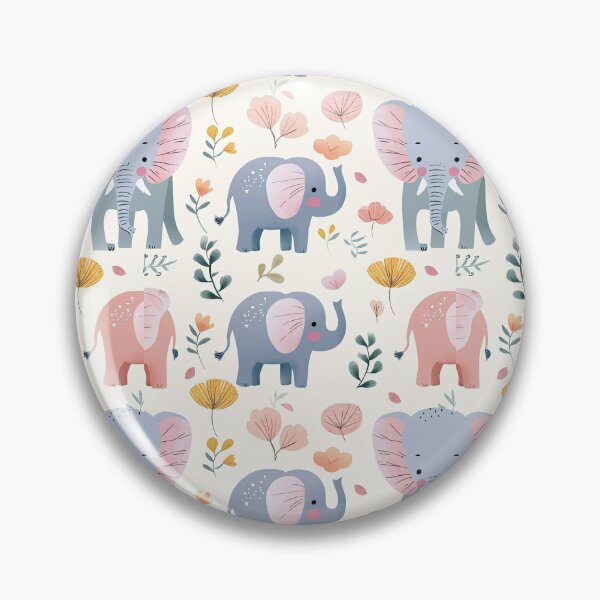 Item preview, Elephant Pattern designed and sold by ElephantVibes.