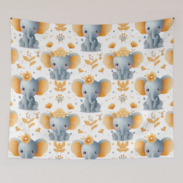 Item preview, Elephant Pattern designed and sold by ElephantVibes.