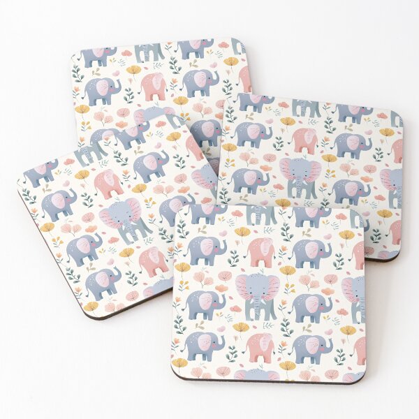 Item preview, Elephant Pattern designed and sold by ElephantVibes.