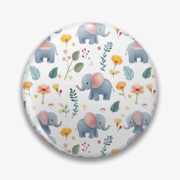 Item preview, Elephant Pattern designed and sold by ElephantVibes.
