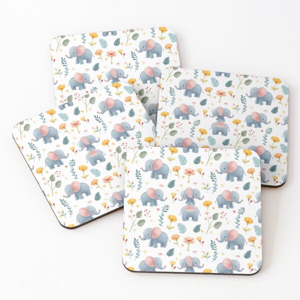 Item preview, Elephant Pattern designed and sold by ElephantVibes.
