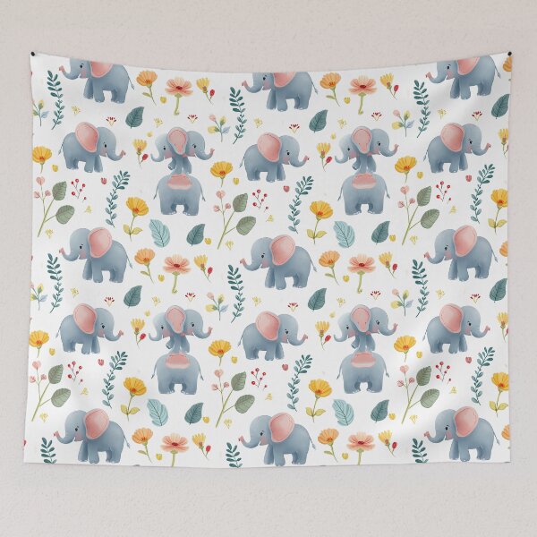 Item preview, Elephant Pattern designed and sold by ElephantVibes.