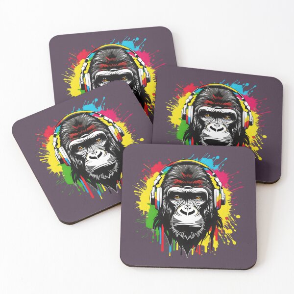 Item preview, Cool Graffiti Party Gorilla designed and sold by TheArtOfPat.
