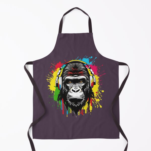 Item preview, Cool Graffiti Party Gorilla designed and sold by TheArtOfPat.