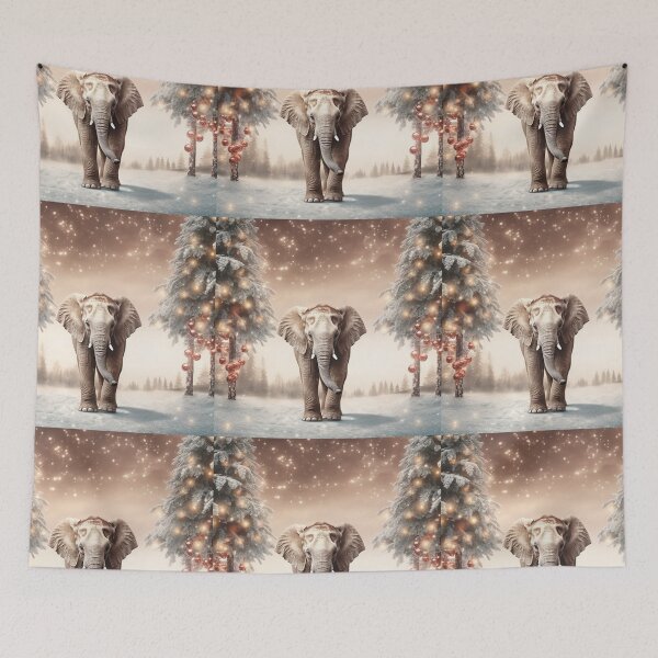 Item preview, Christmas Elephant designed and sold by ElephantVibes.