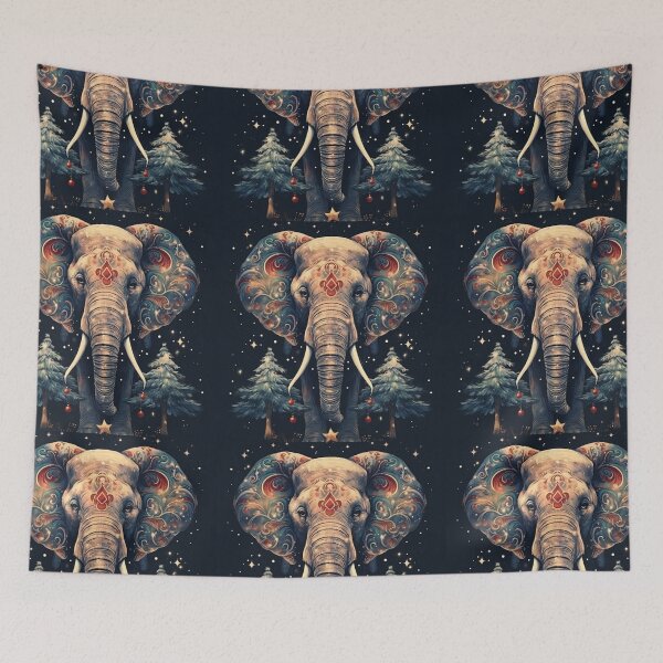Item preview, Christmas Elephant designed and sold by ElephantVibes.