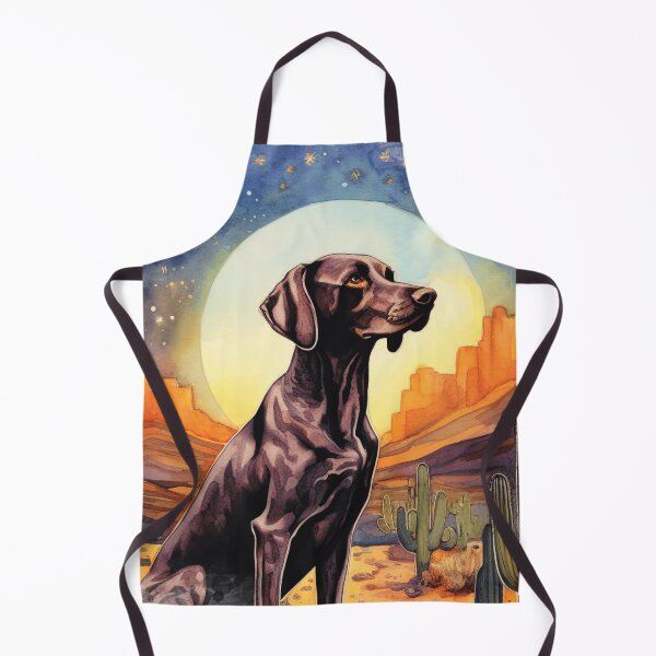 Item preview, German Shorthaired Pointer Desert Illustration designed and sold by TheAnimalZ00.