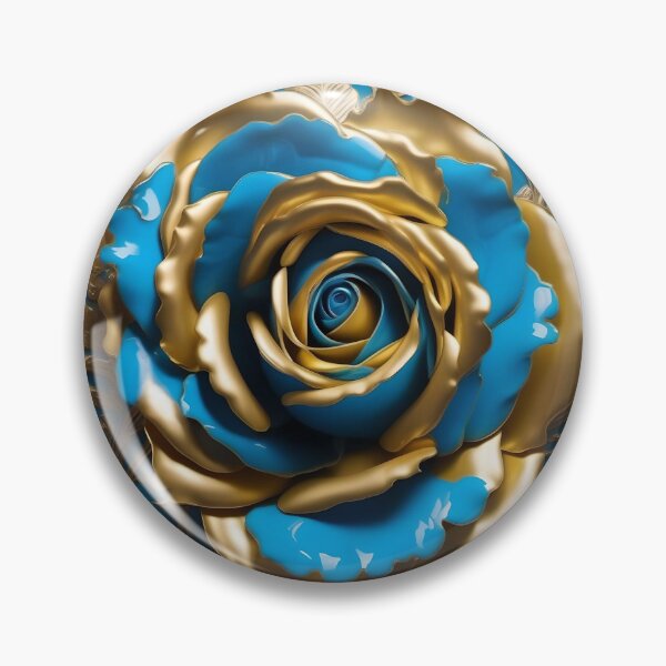 Item preview, Baroque Inspired Turquoise Rose designed and sold by DesignsByPrnces.