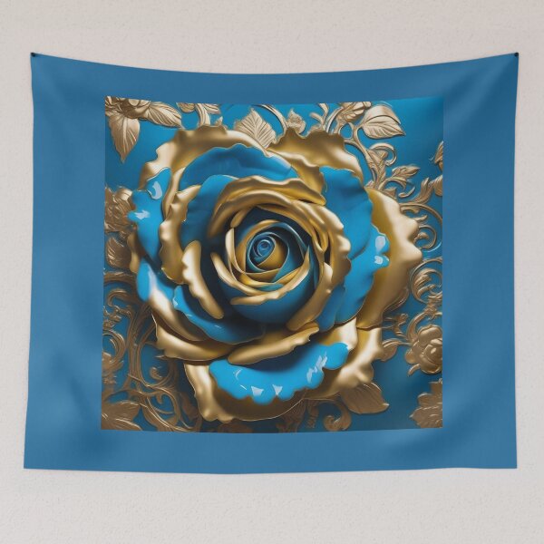 Item preview, Baroque Inspired Turquoise Rose designed and sold by DesignsByPrnces.
