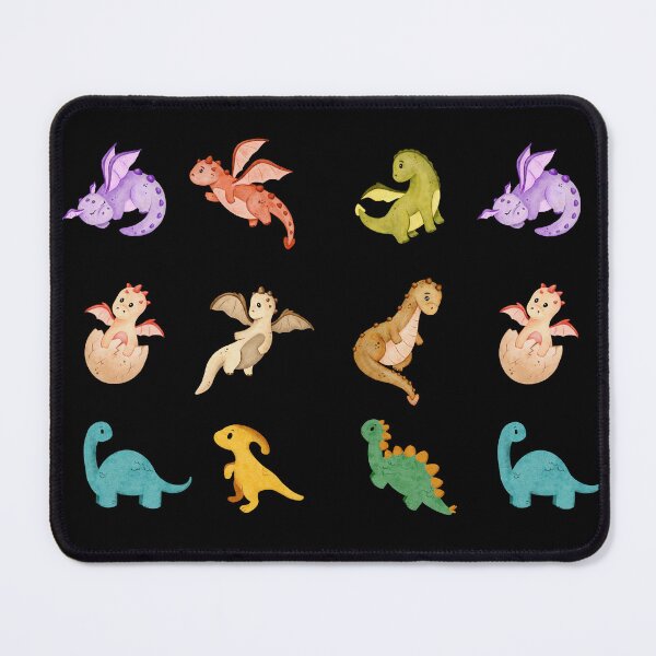Item preview, Colorful Cute Baby Dino Set - Dinosaur Lovers Gift designed and sold by patternjp.
