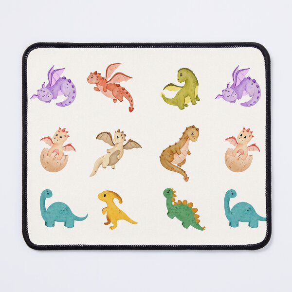 Item preview, Colorful Cute Baby Dino Set - Dinosaur Lovers Gift designed and sold by patternjp.