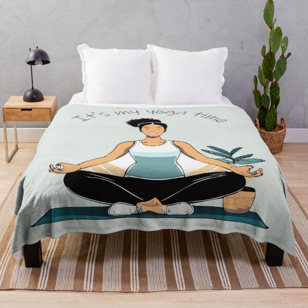 Item preview, I'ts myn yoga time - green vibes designed and sold by BucleCasaDi.