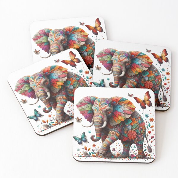 Item preview, Magic Elephant: Vibrant Colors and Free Spirit designed and sold by AerzTienda.
