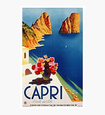 Weinlese Capri ItalienTravel Fotodruck