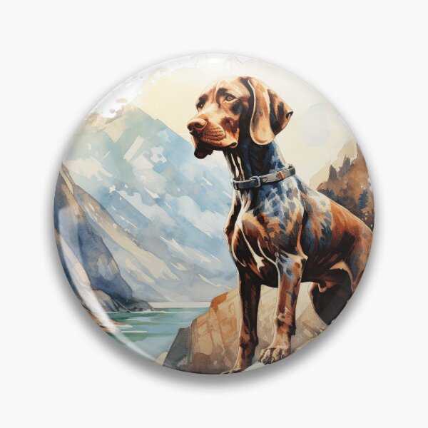 Item preview, German Shorthaired Pointer In The Mountains designed and sold by TheAnimalZ00.