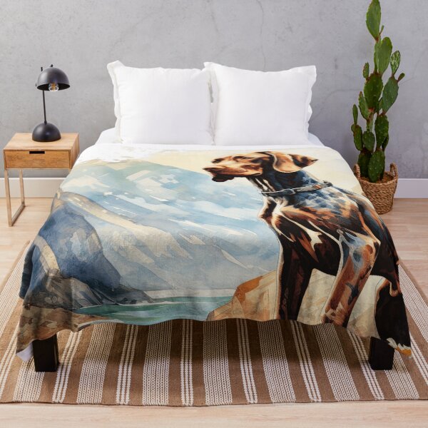 Item preview, German Shorthaired Pointer In The Mountains designed and sold by TheAnimalZ00.