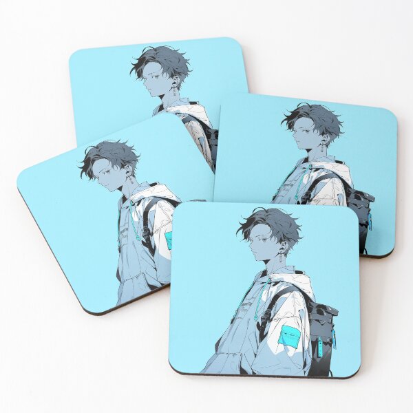 Item preview, Blue Anime Guy Streetwear designed and sold by Cratbat.
