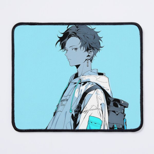 Item preview, Blue Anime Guy Streetwear designed and sold by Cratbat.