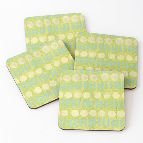 Item preview, Dits and dahs in spring green designed and sold by nighthawkstudio.