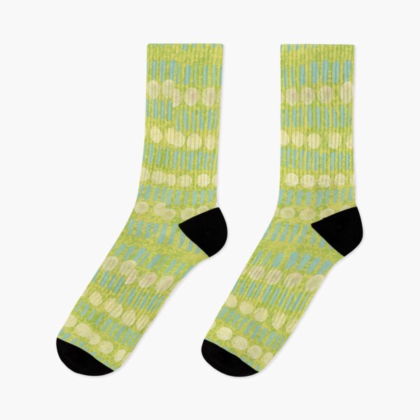 Item preview, Dits and dahs in spring green designed and sold by nighthawkstudio.