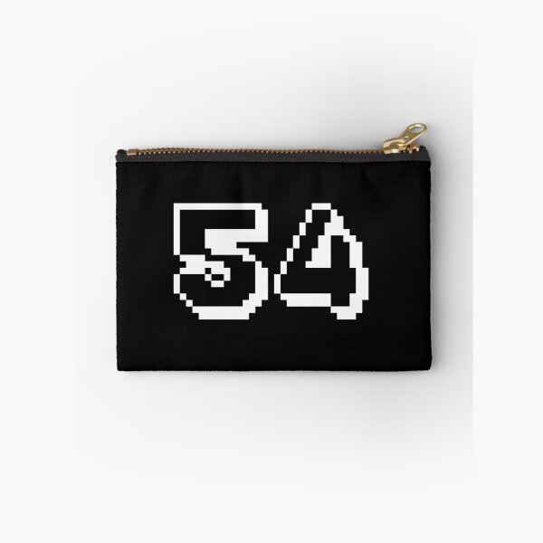 Item preview, 54, fifty-four, white, retro video game, 1 up! designed and sold by Numbers-Art.