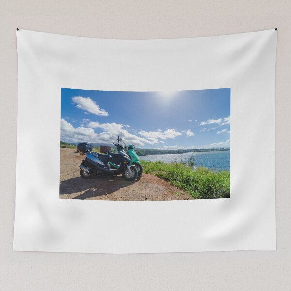 Item preview, Mopeds on Honolua-Mokuleia Bay designed and sold by Dave Fine.