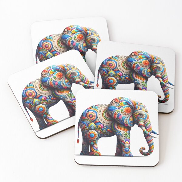 Item preview, Magic Elephant: Vibrant Colors and Free Spirit designed and sold by AerzTienda.