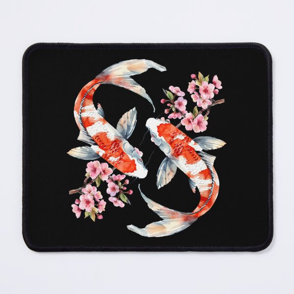 Item preview, Japanese Koi Fish Sakura Cherry Blossom designed and sold by BHENRYstyle.