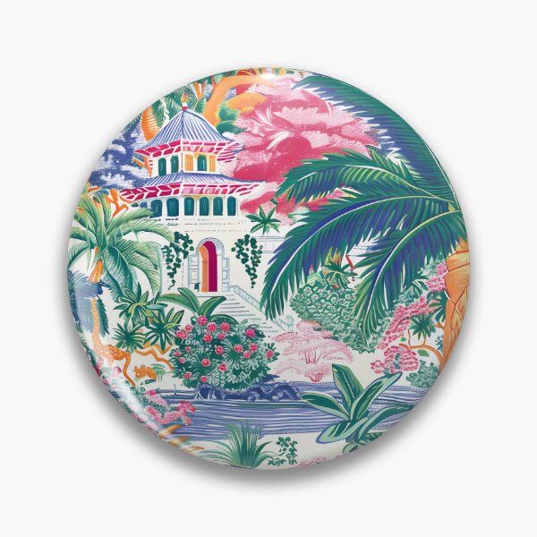 Item preview, Oriental Palace in palm grove designed and sold by SophieClimaArt.