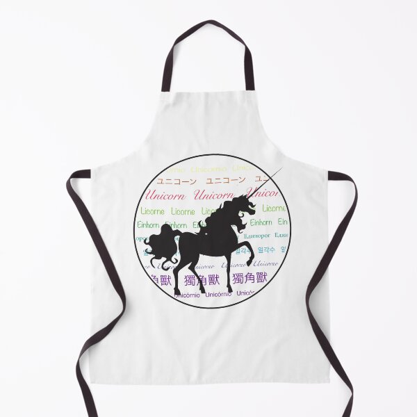 Item preview, Black Unicorn design with color text different languages designed and sold by alexmenar.