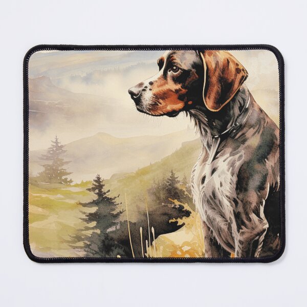 Item preview, German Shorthaired Pointer Forest View designed and sold by TheAnimalZ00.