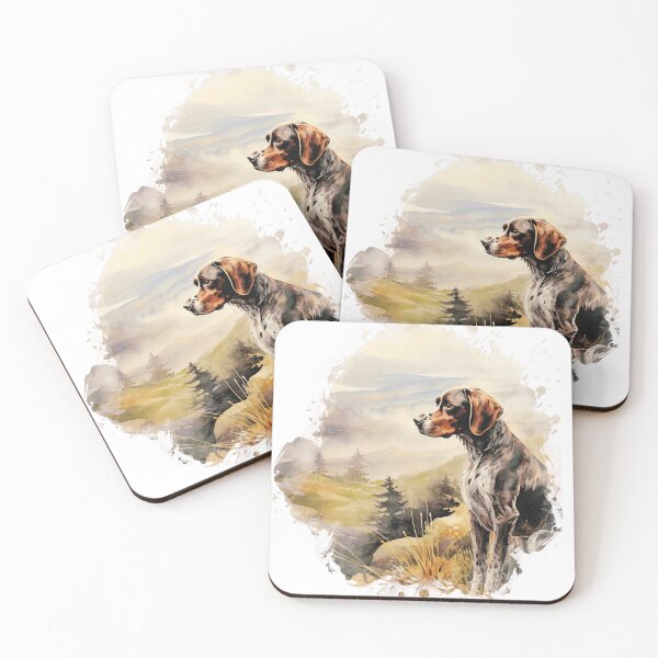 Item preview, German Shorthaired Pointer Forest View designed and sold by TheAnimalZ00.