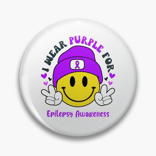 Item preview, I Wear Purple For Epilepsy Awareness, Epilepsy Awareness Month designed and sold by KatMercerr.