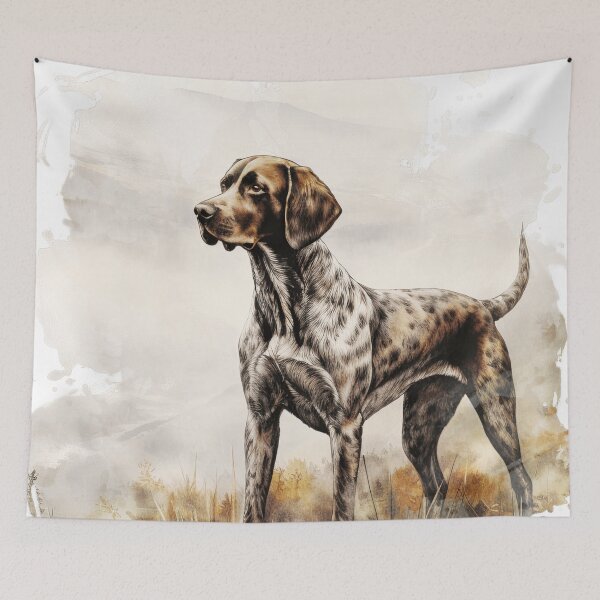Item preview, German Shorthaired Pointer Illustration designed and sold by TheAnimalZ00.
